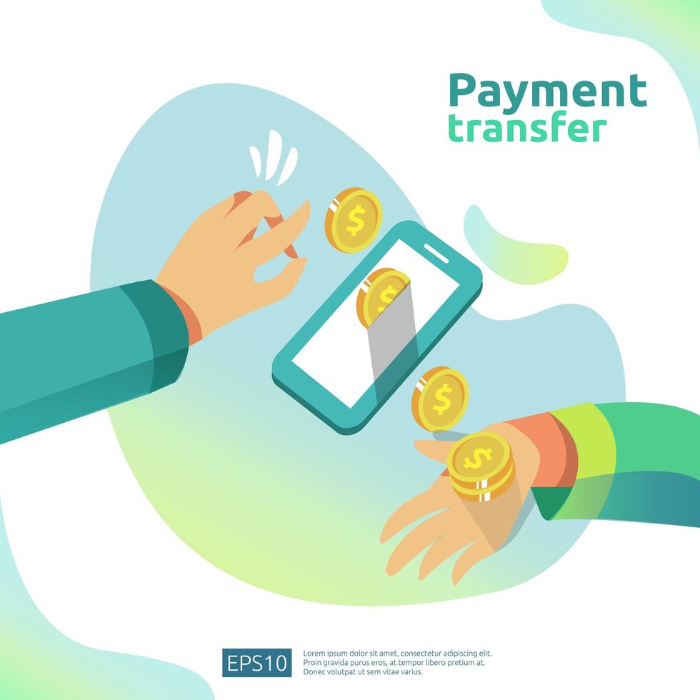 Payment Transfer Concept vector