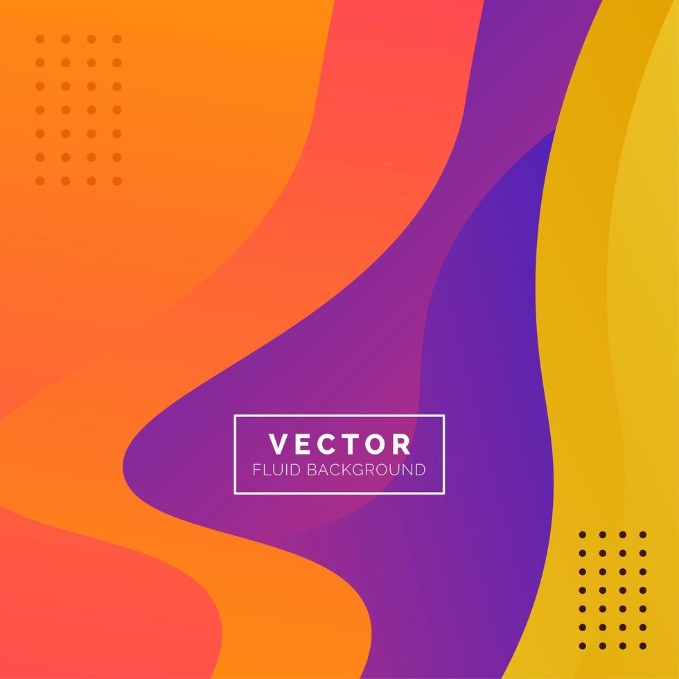 Colorful Fluid Pattern Background vector