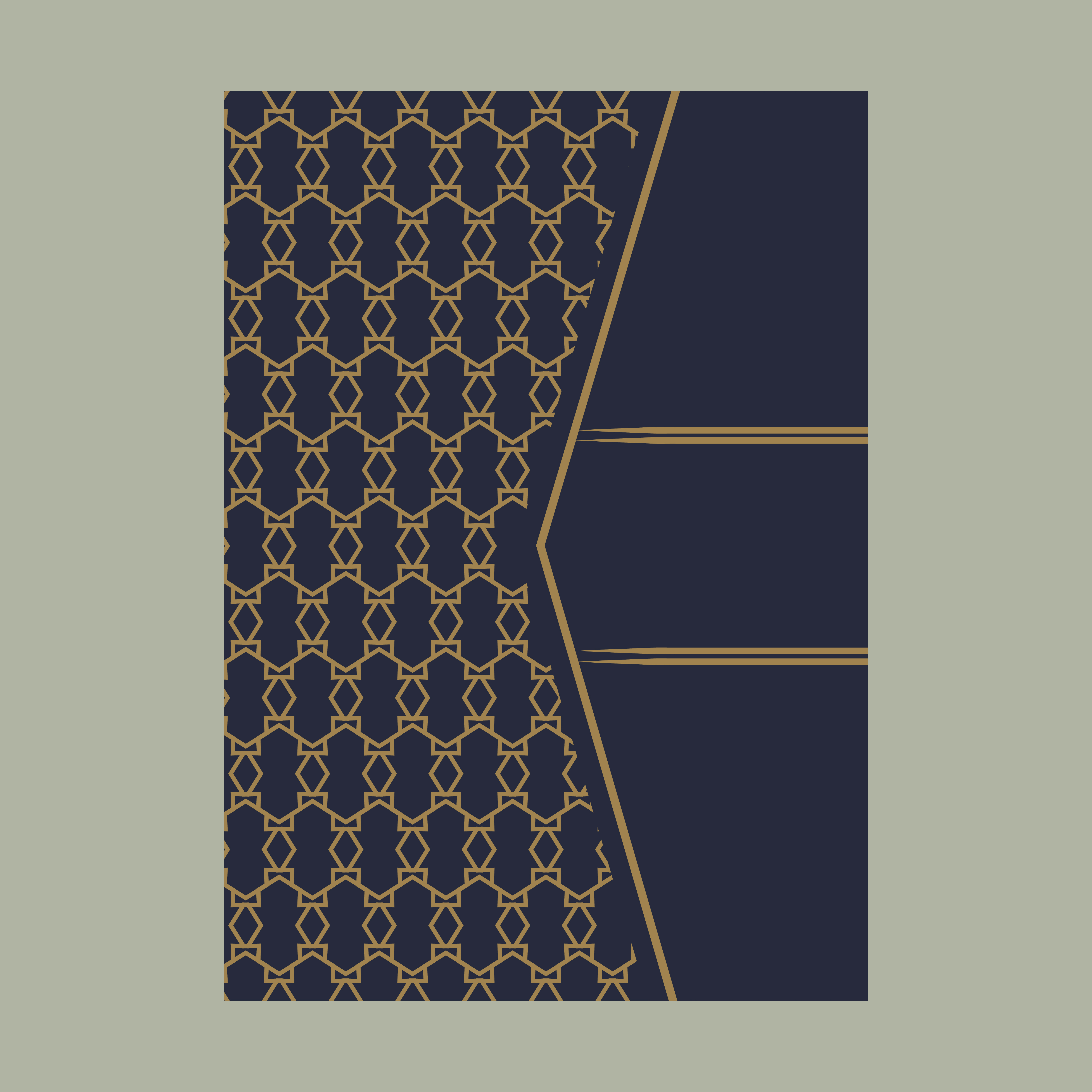 Elegant cover page with gold pattern and angle design 693945 Vector Art