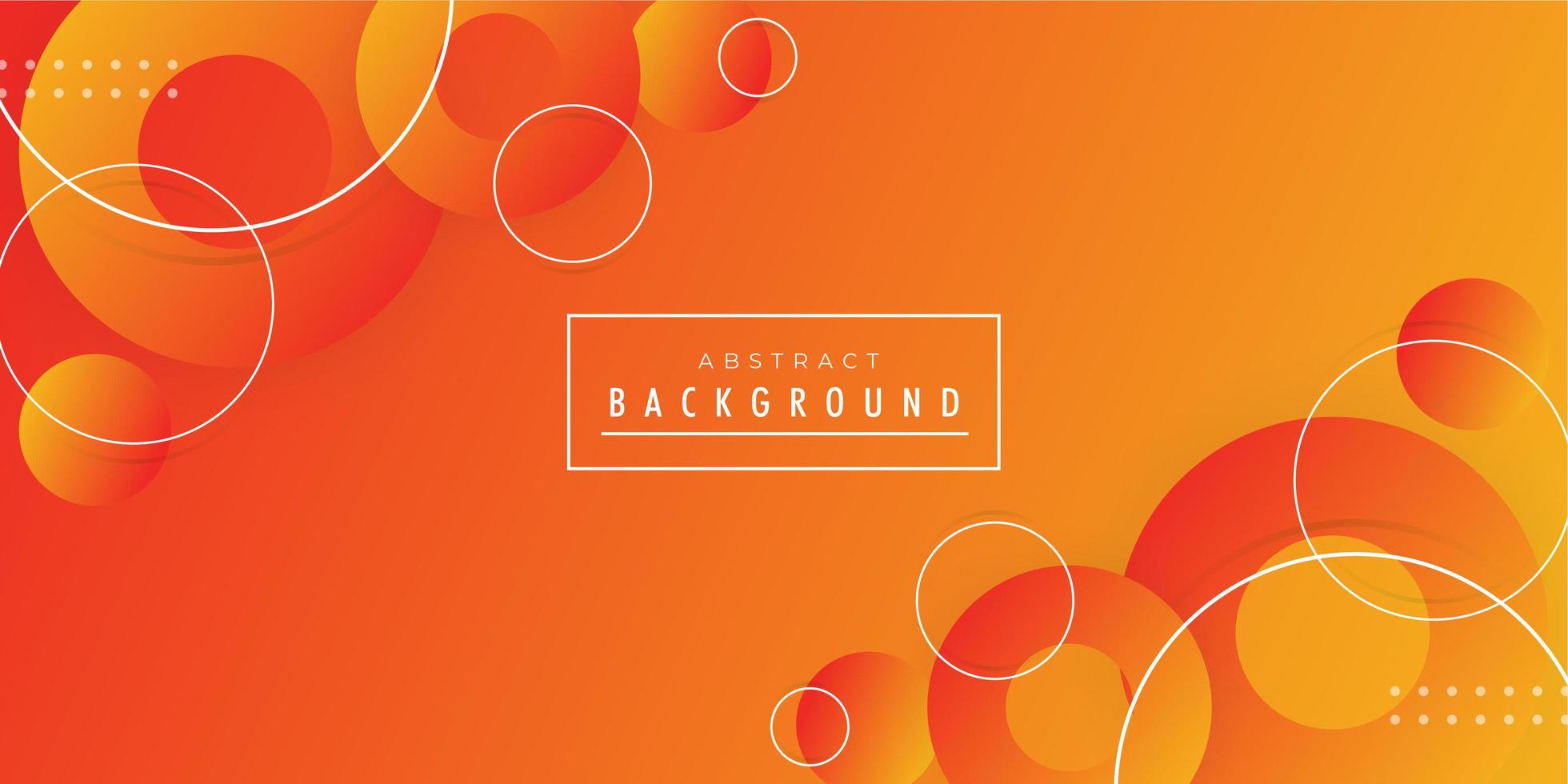 Orange yellow modern gradient background vector