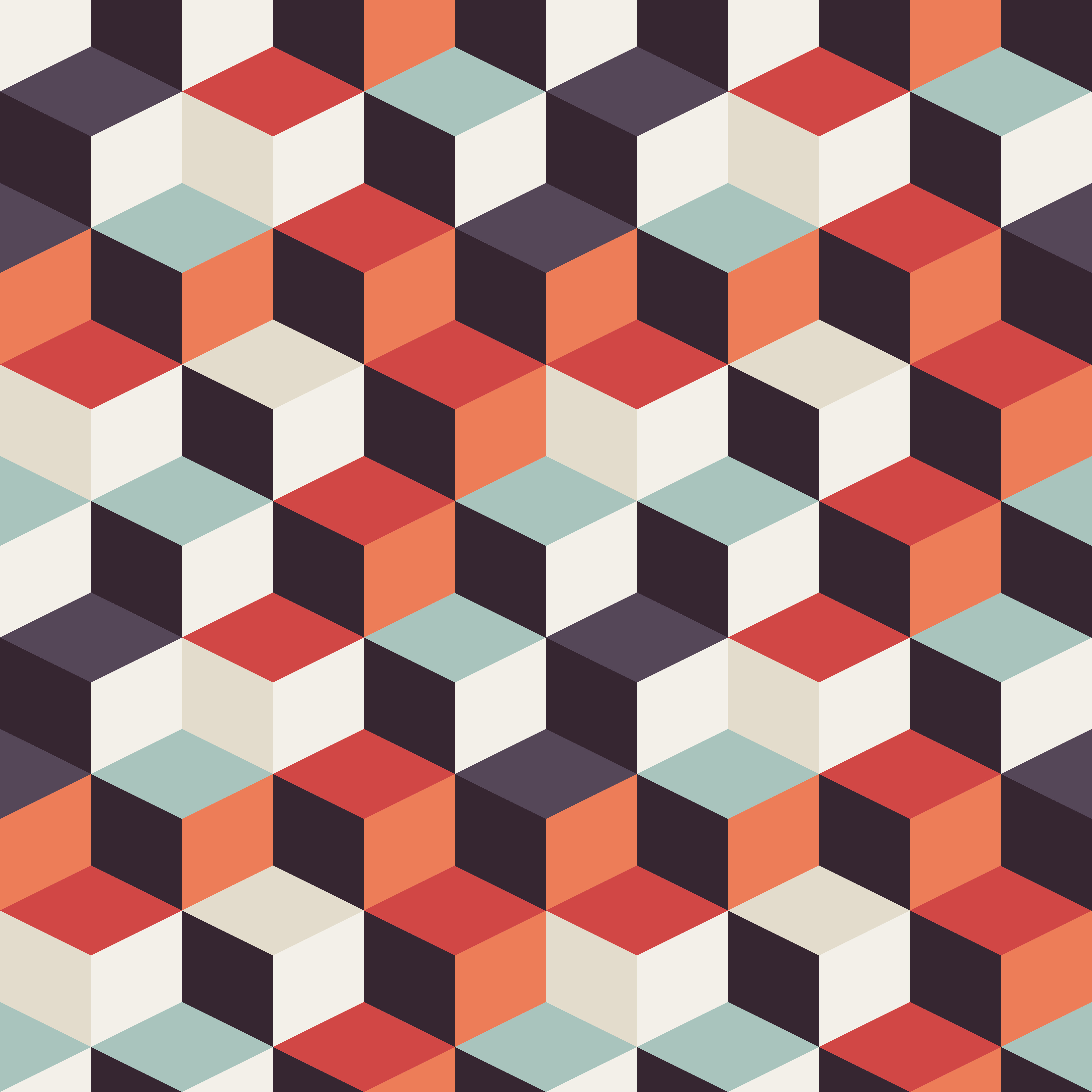 Geometric seamless pattern with retro squares 694052 ...