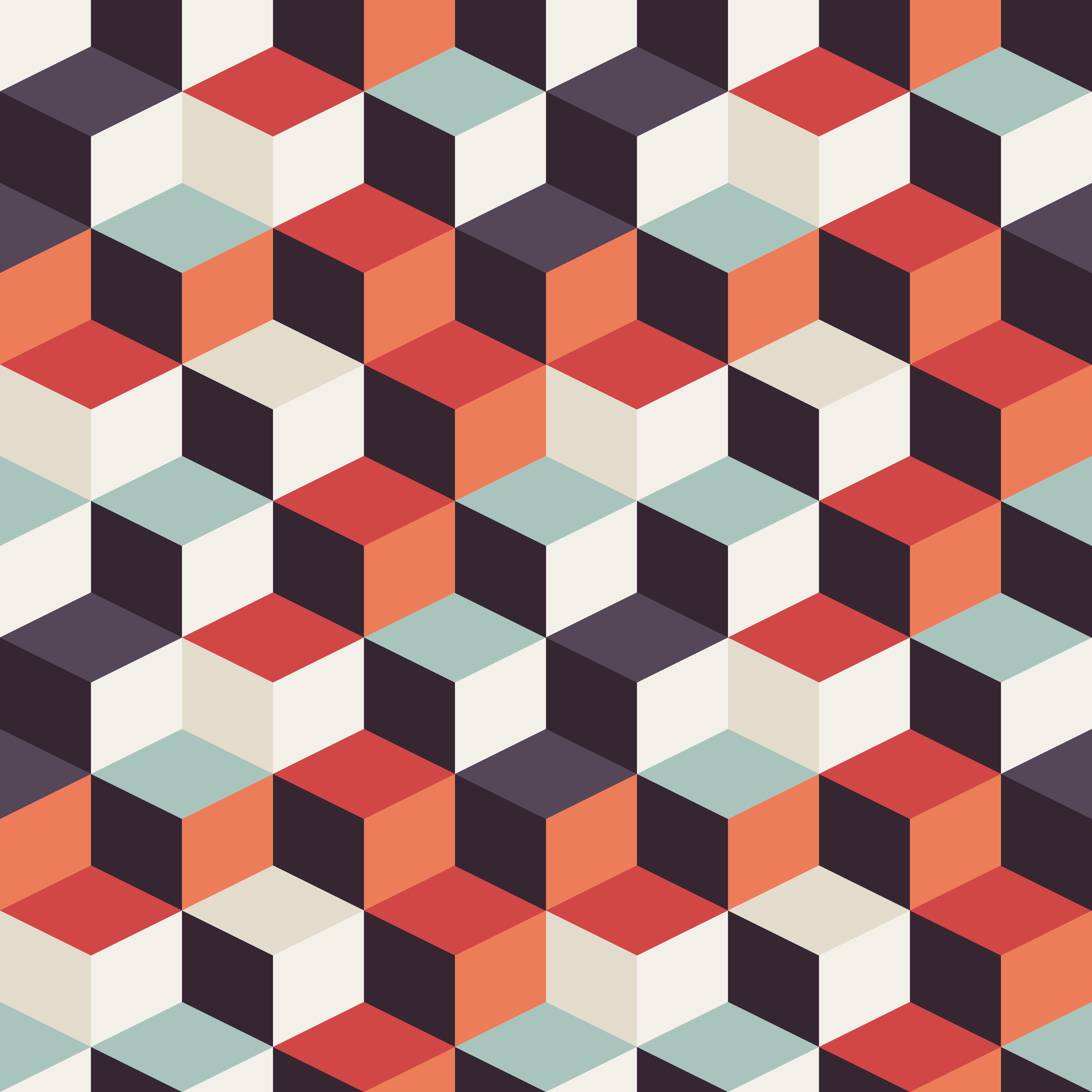 Geometric Seamless Pattern With Retro Squares 694052 Download Free