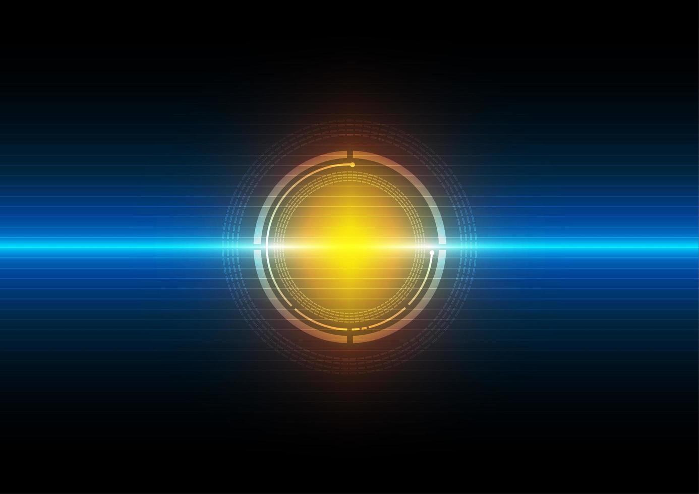 modern circle technology background vector