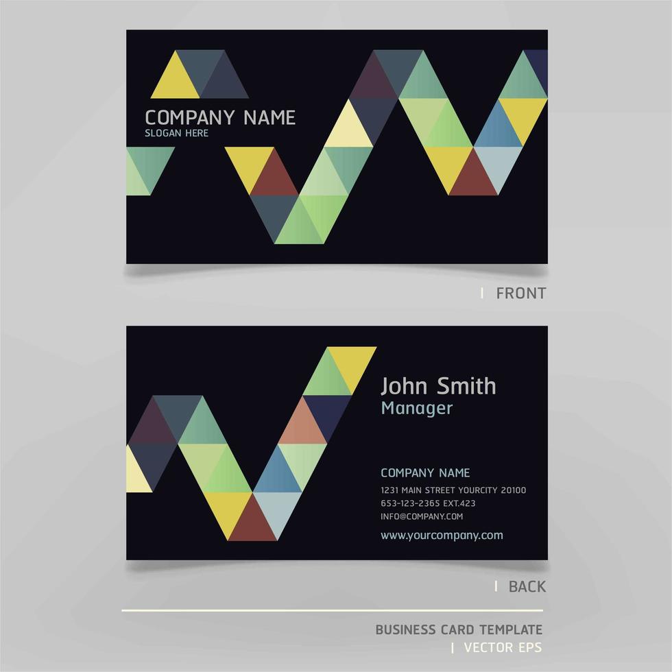 business Card template vector