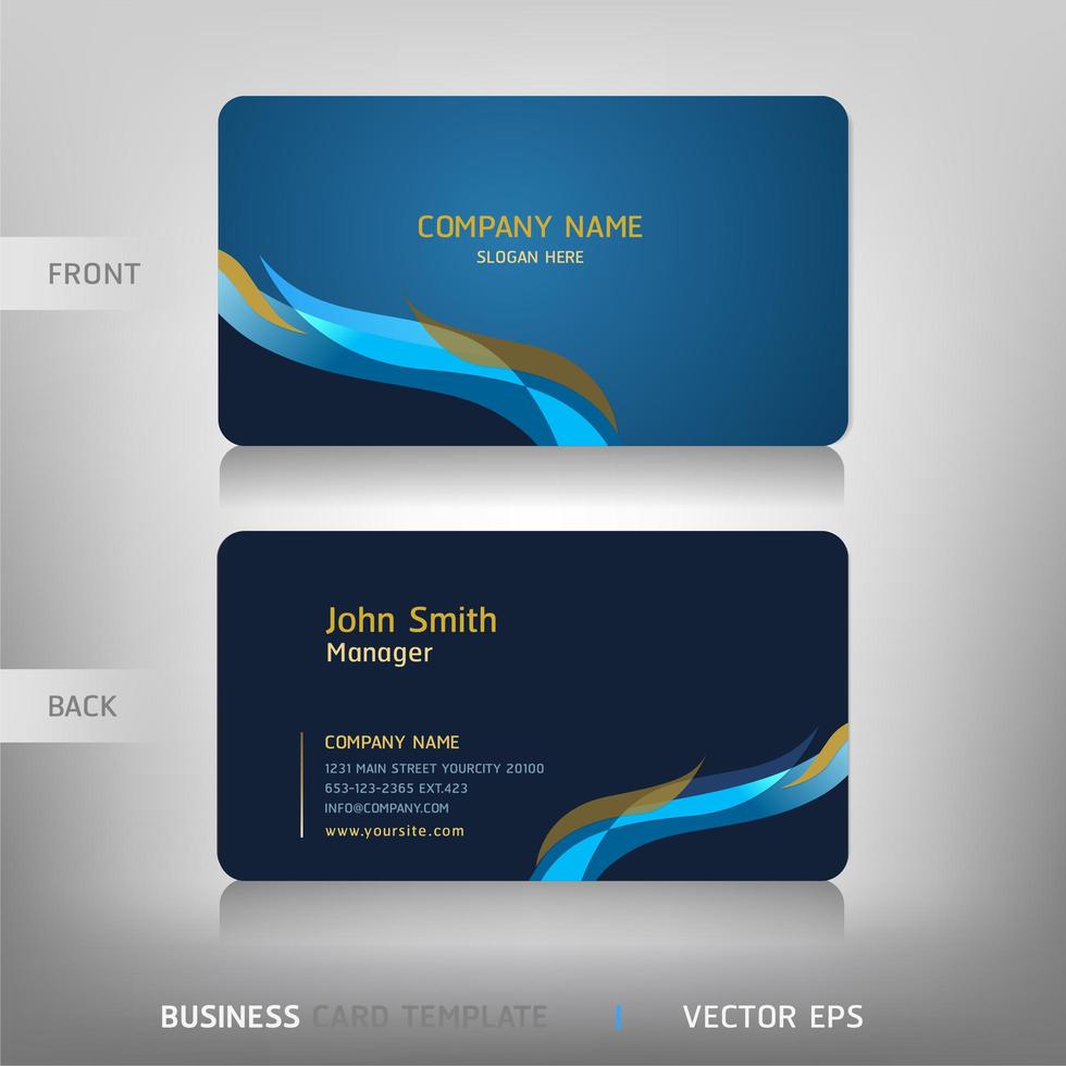 business Card template vector