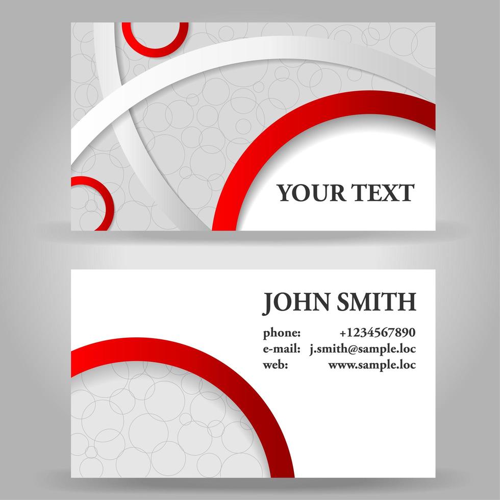 Basic business Card template vector