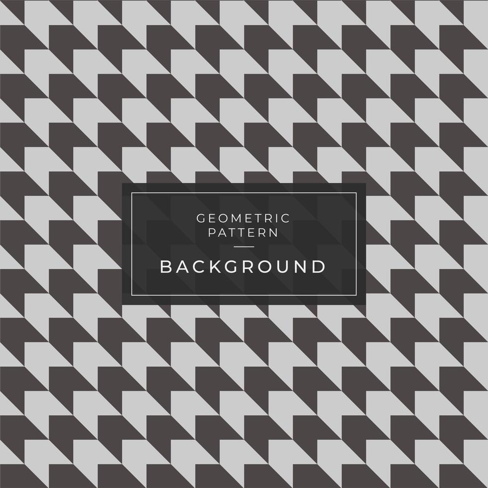 Seamless black and white houndstooth pattern vector