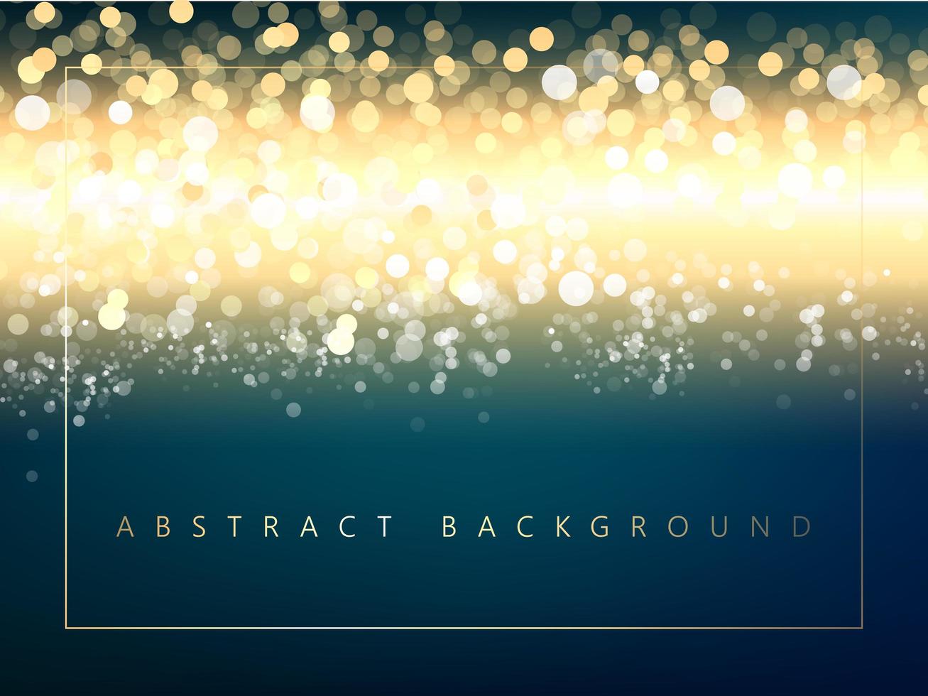 Glowing lights on gradient background vector