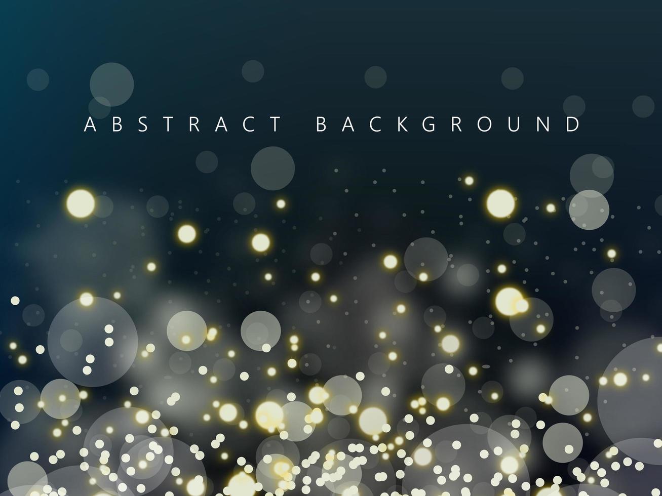 Abstract Glowing Lights on Dark Background vector