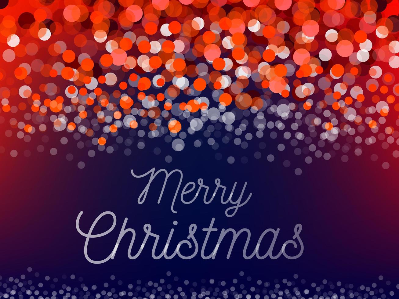 Red and Purple Bokeh Christmas Background vector