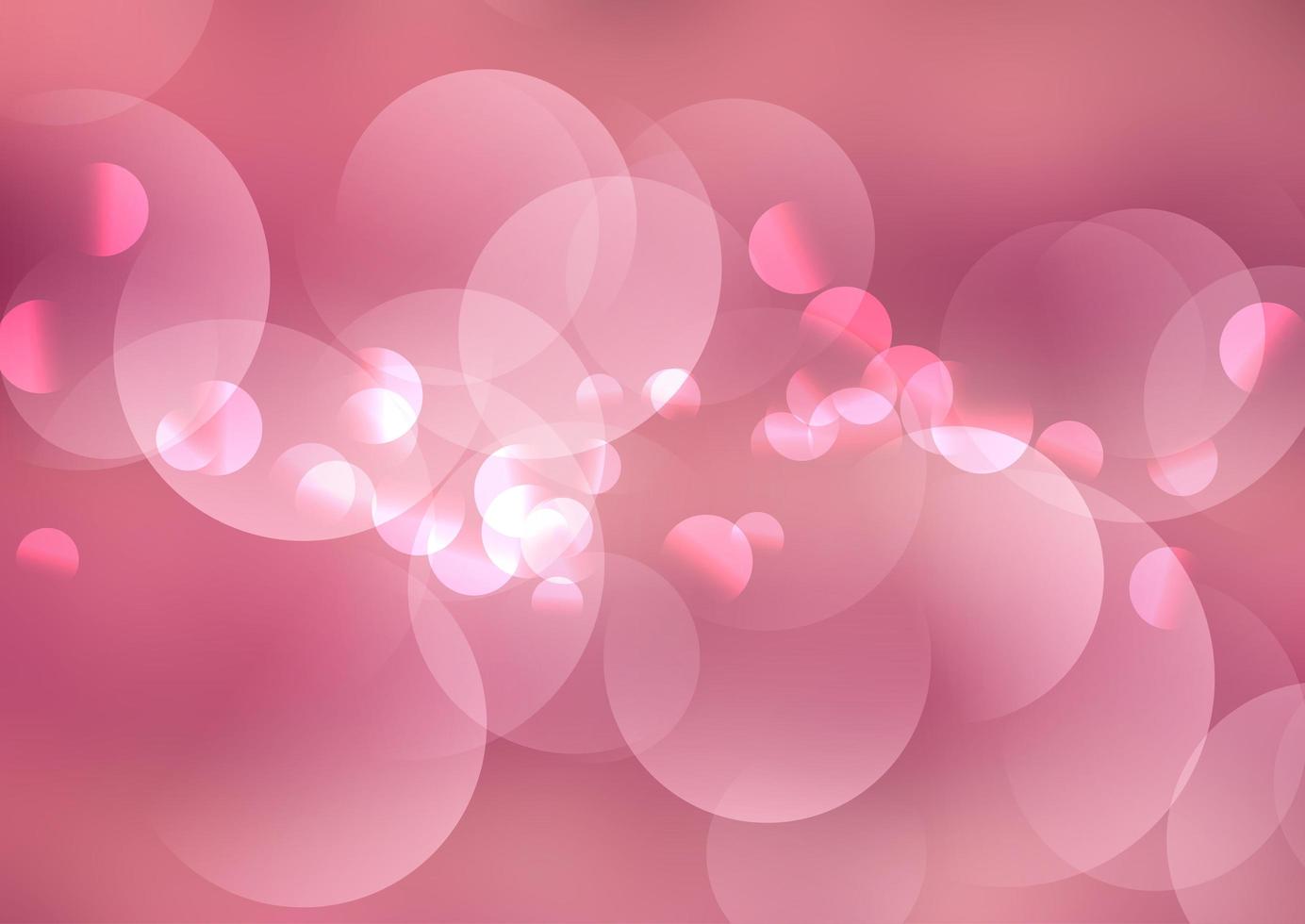 Fondo de luces bokeh rosa vector