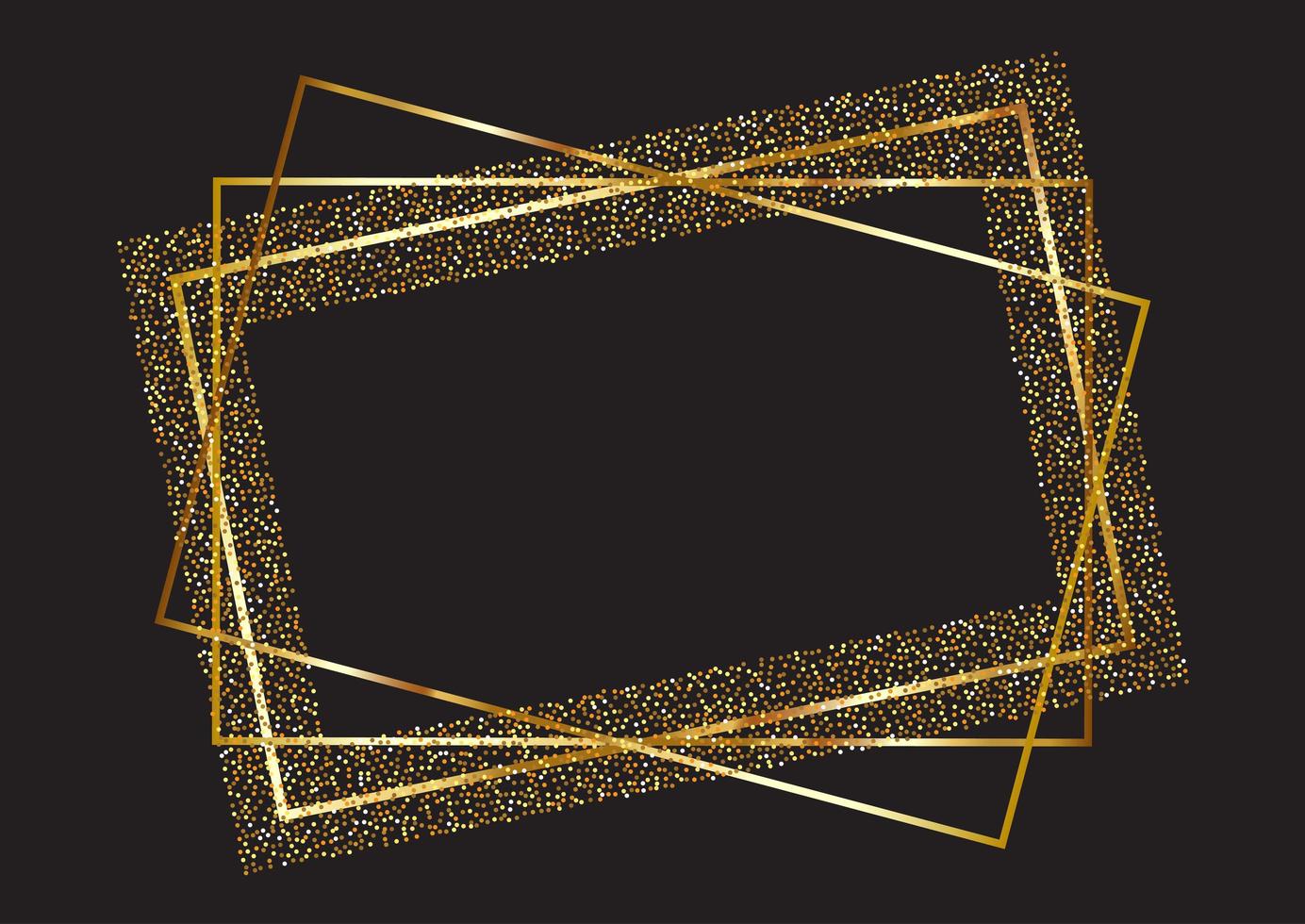 Glitter frame background  vector