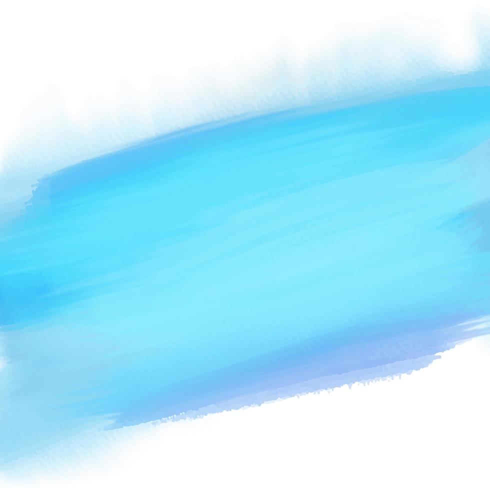 Watercolor blue texture background vector
