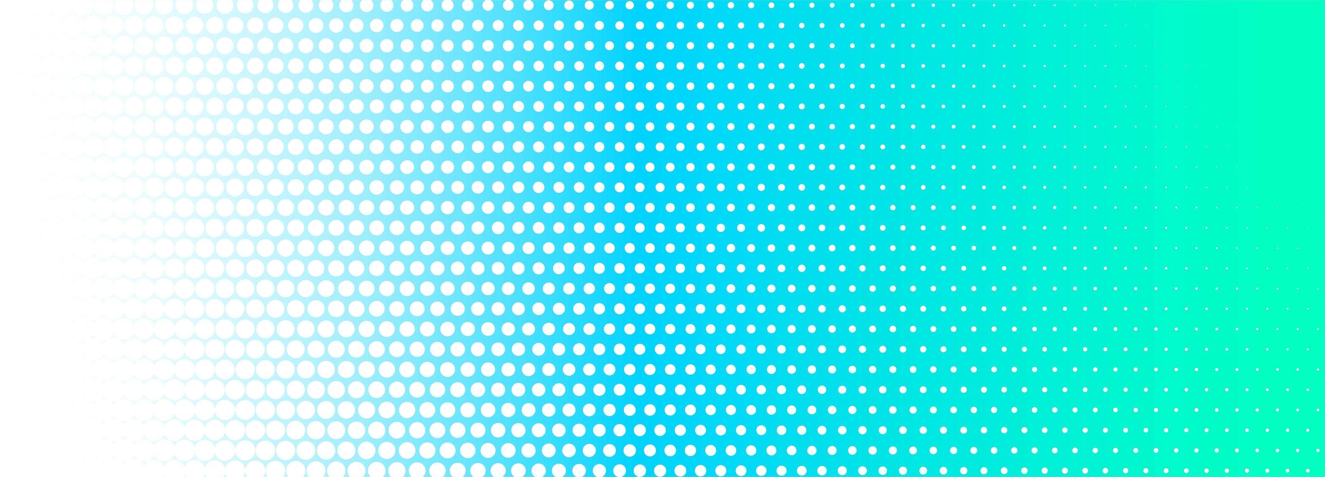 Green and Blue gradient dotted banner vector