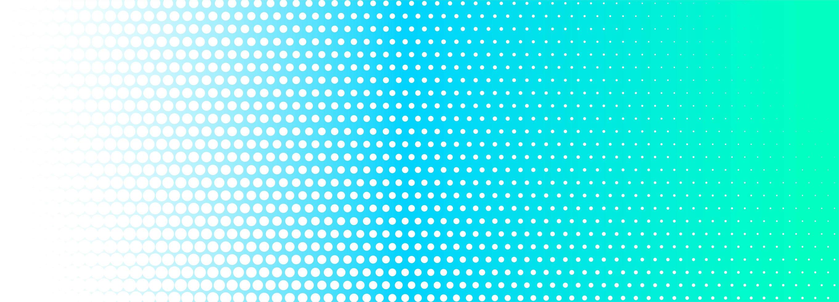 Green and Blue gradient dotted banner vector