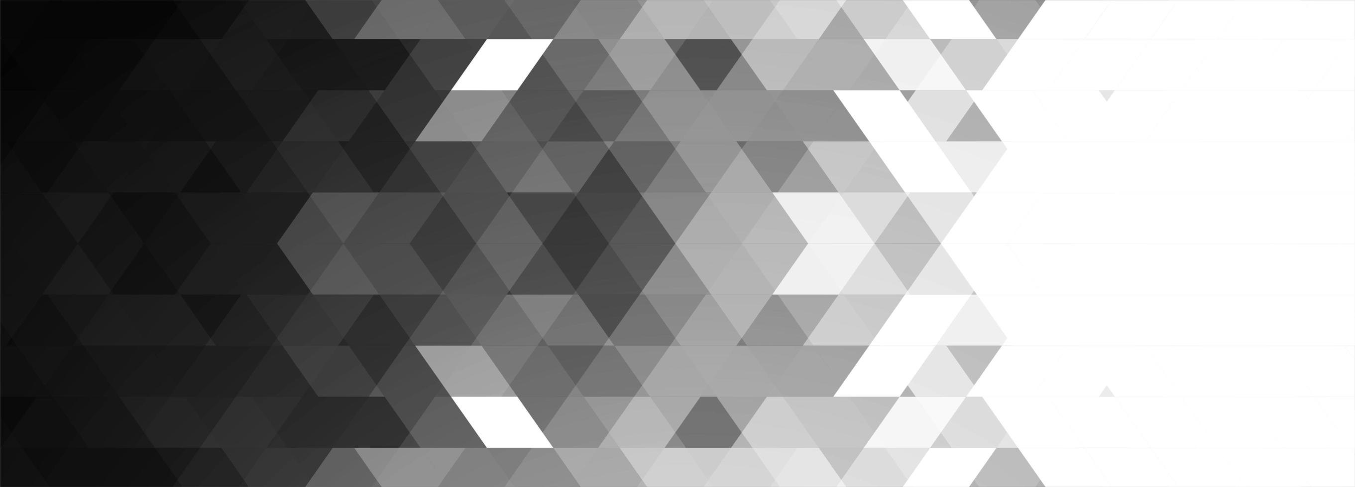 Fondo de banner geométrico gris abstracto vector