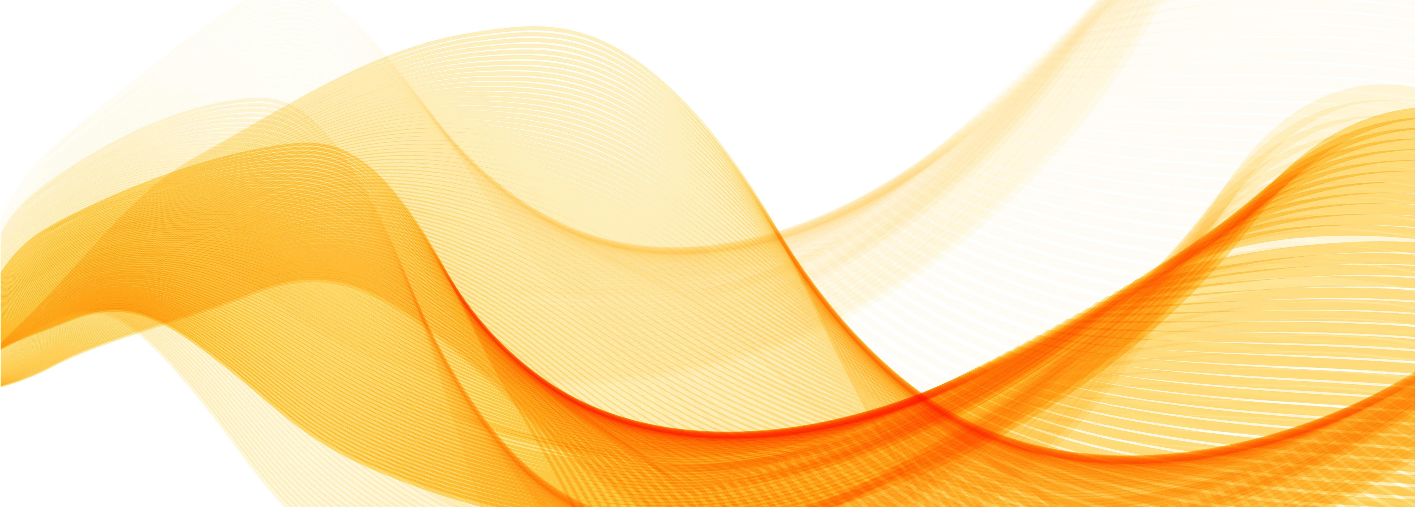 Abstract orange stylish wave banner background 694605 Vector Art at