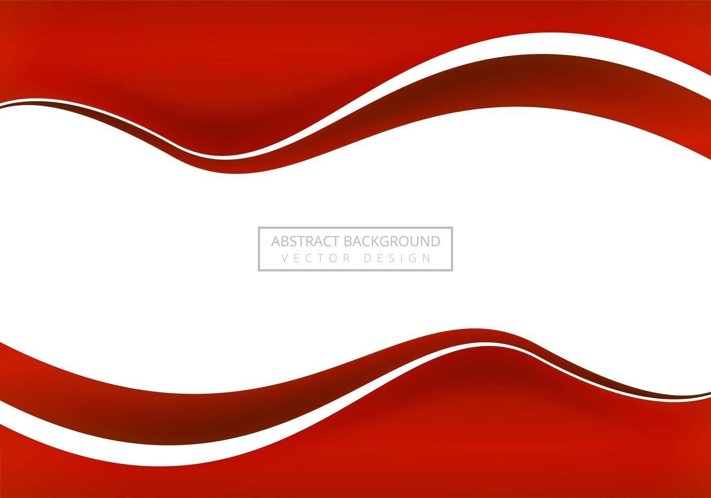 Red stylish business wavy background  vector