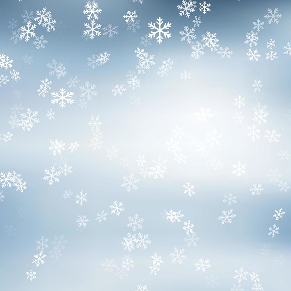 Christmas snowflake background  vector