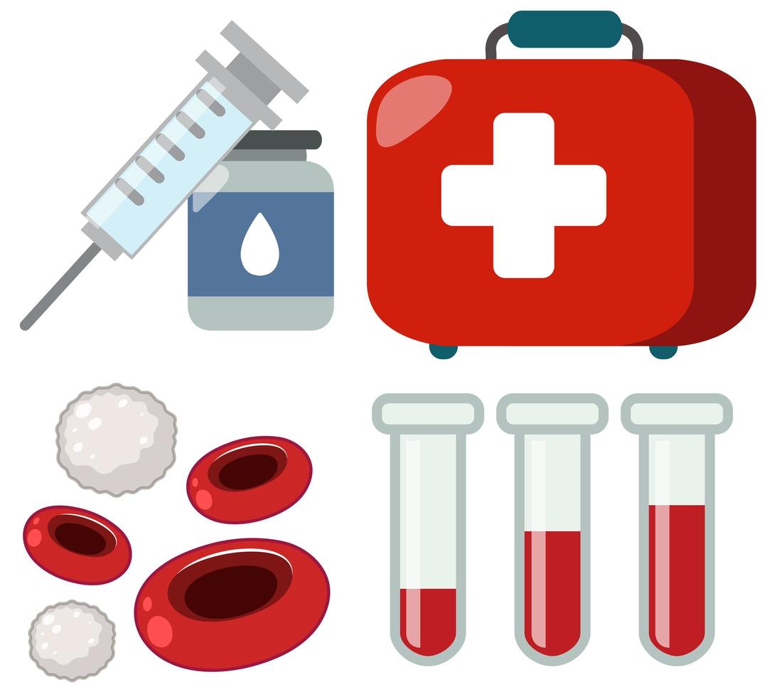 A Set of Medical Care vector