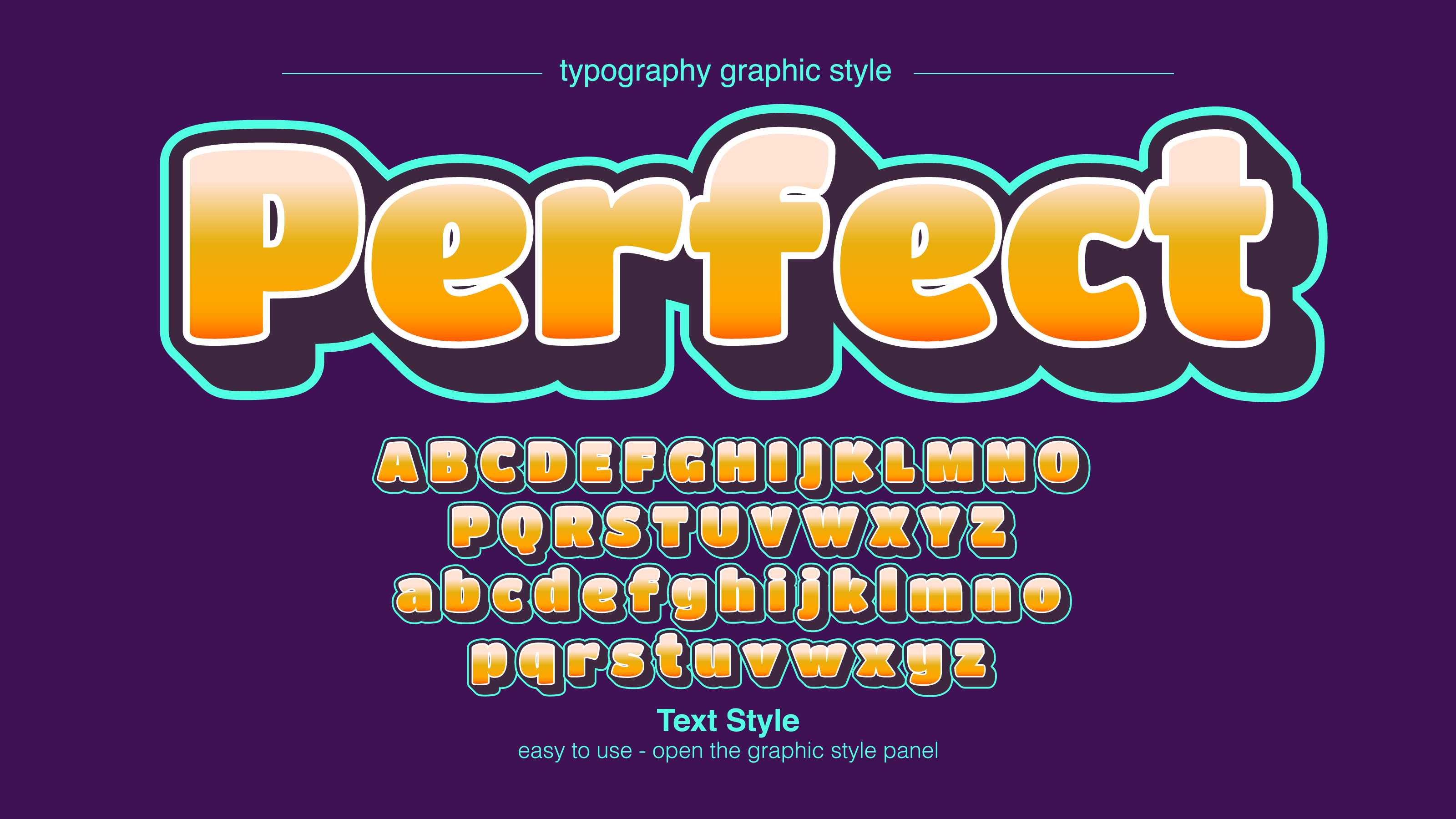 Yellow Bold Artistic Font 695115 Vector Art at Vecteezy