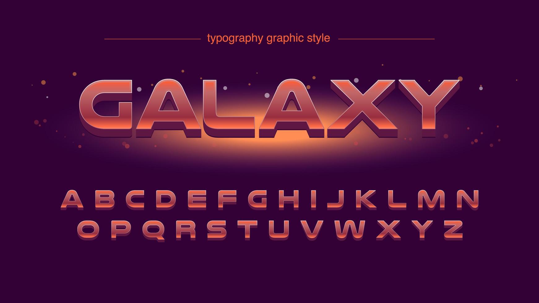 Tipografía roja futurista vector