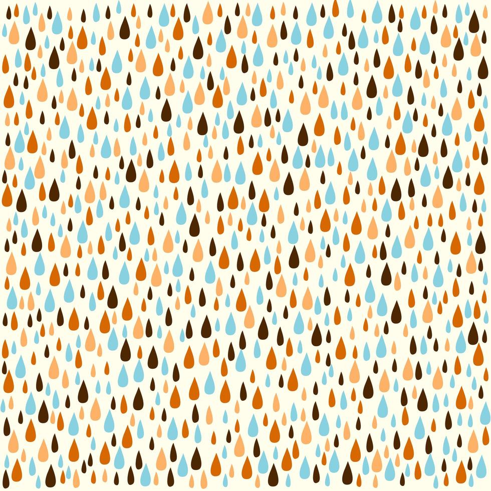 seamless colourful rainy day pattern background vector