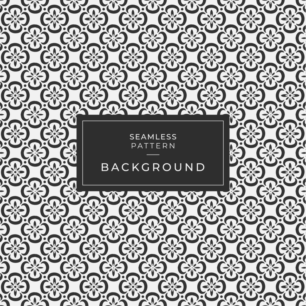 Modern seamless geometry pattern flower vector