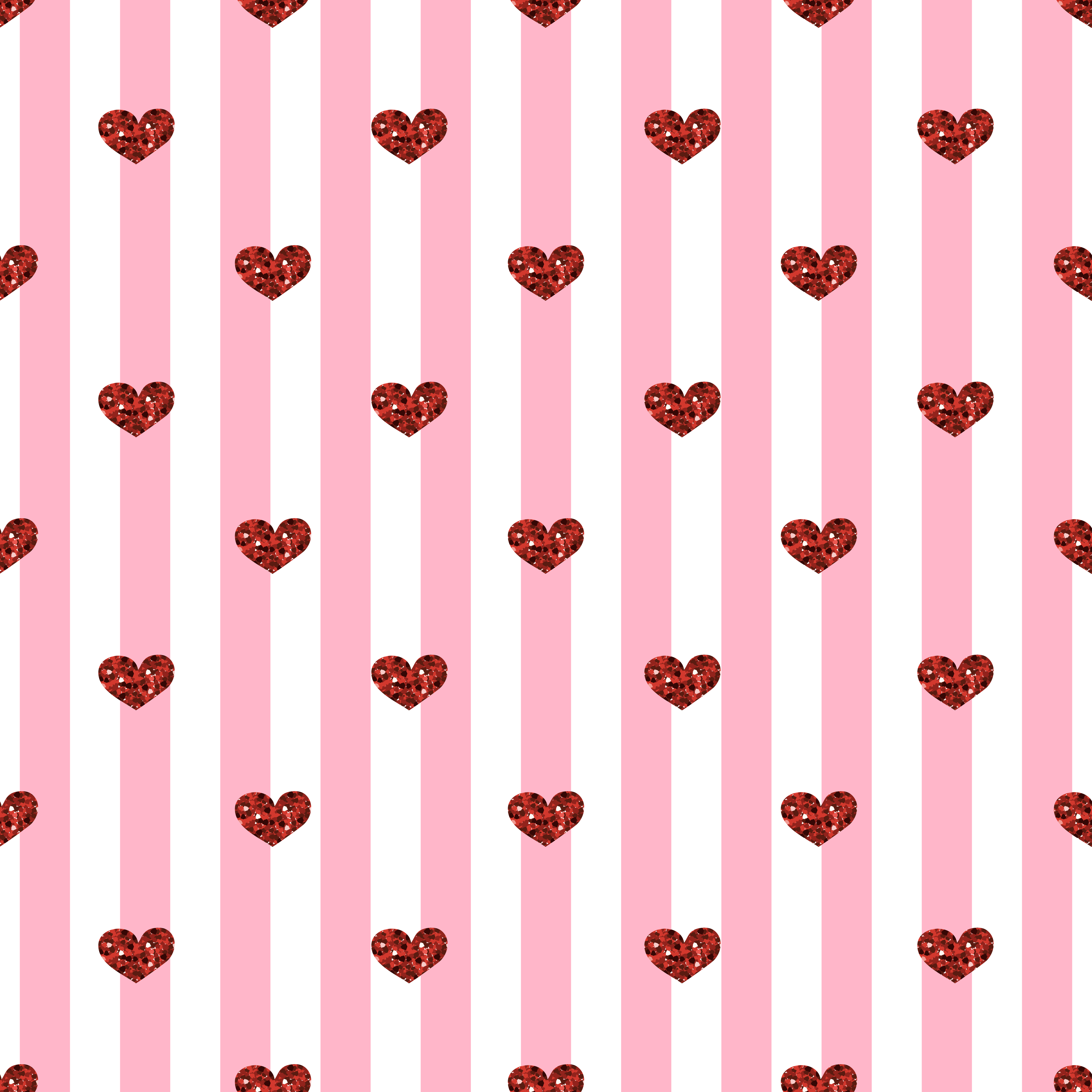 Seamless Heart Pattern Background 695240 Vector Art At Vecteezy