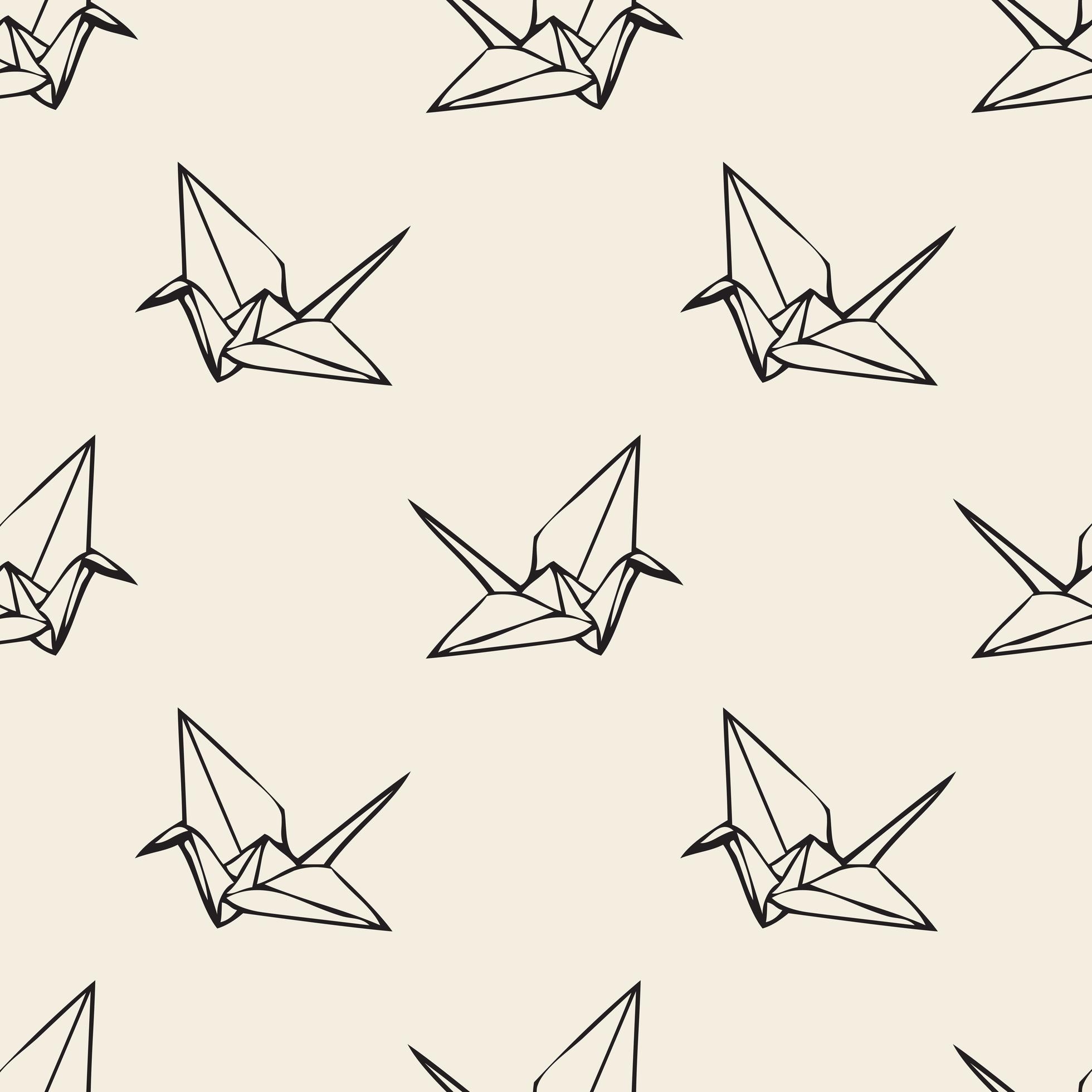 Fondo de papel origami monocromo transparente pájaro 695242 Vector en Vecteezy