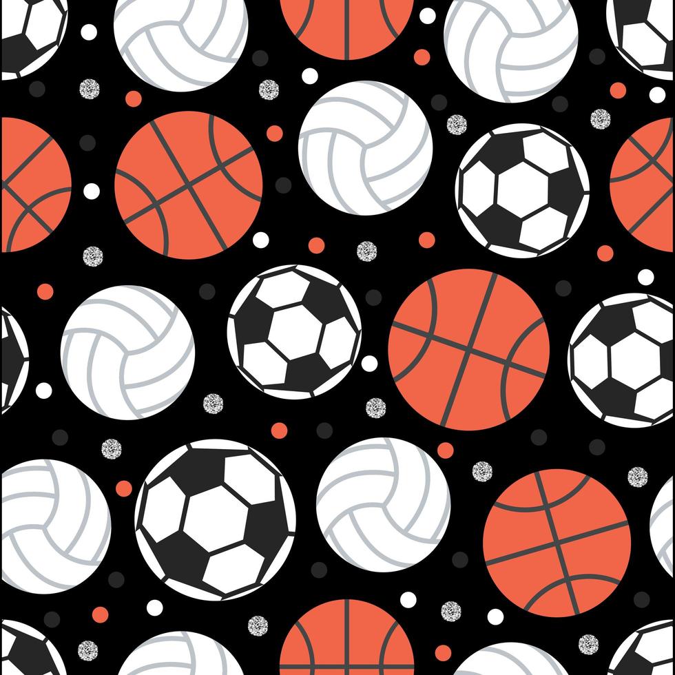 Sports Seamless Pattern Background vector