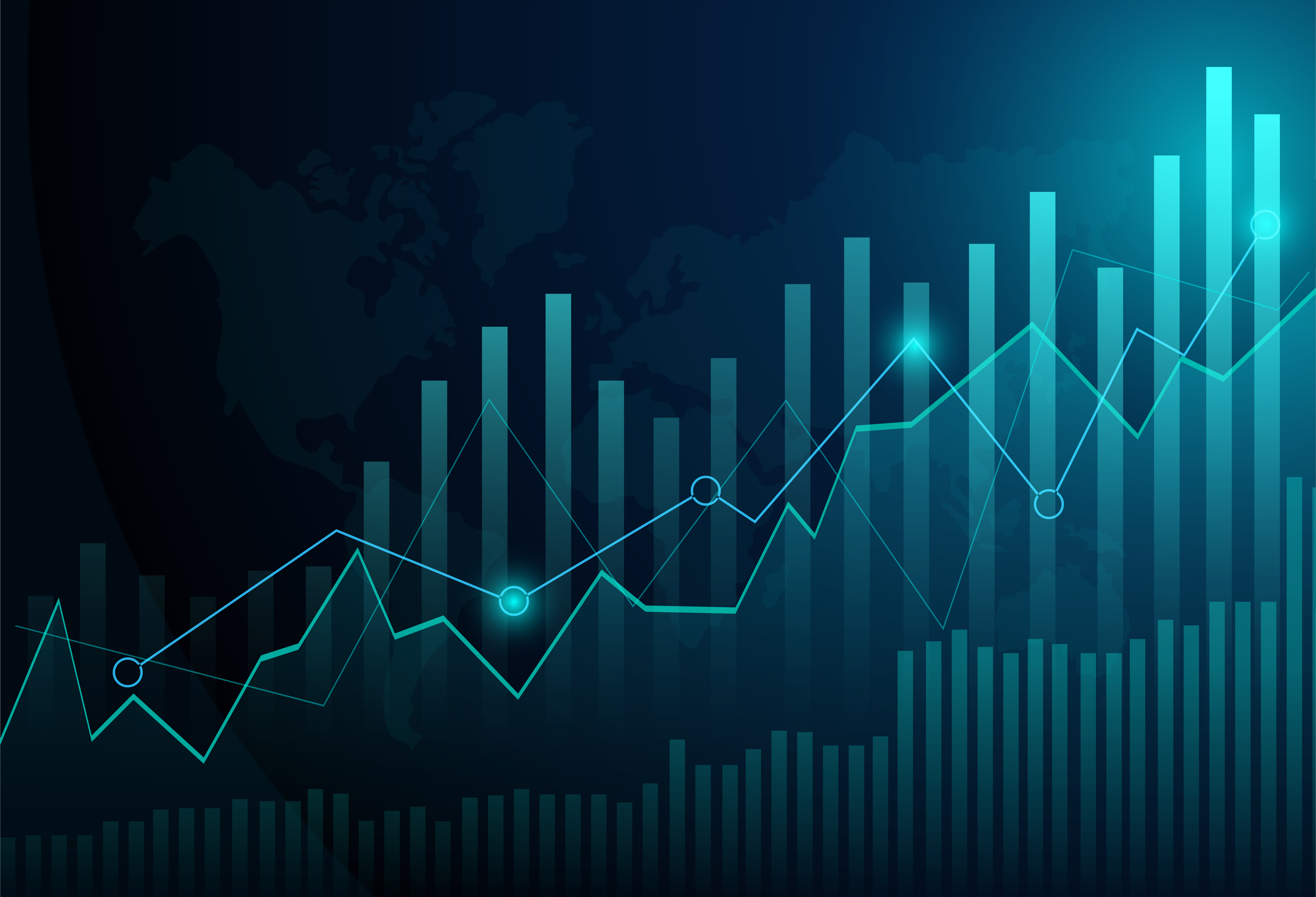 Business Candle Stick Graph Chart Of Stock Market Investment 695297