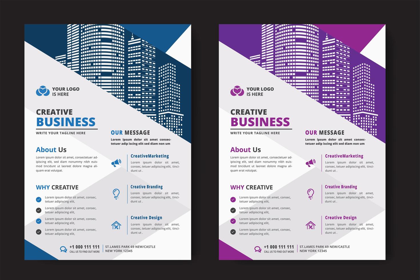 Corporate Business Template vector