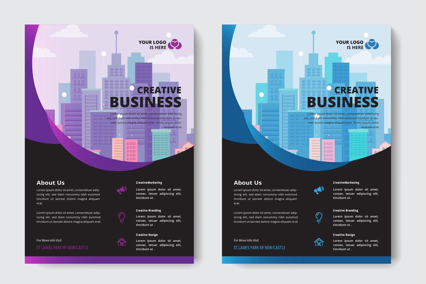 Corporate Business Template vector