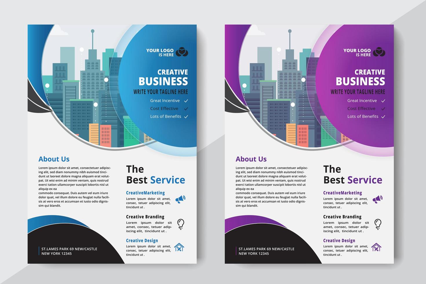 Corporate Business Template vector