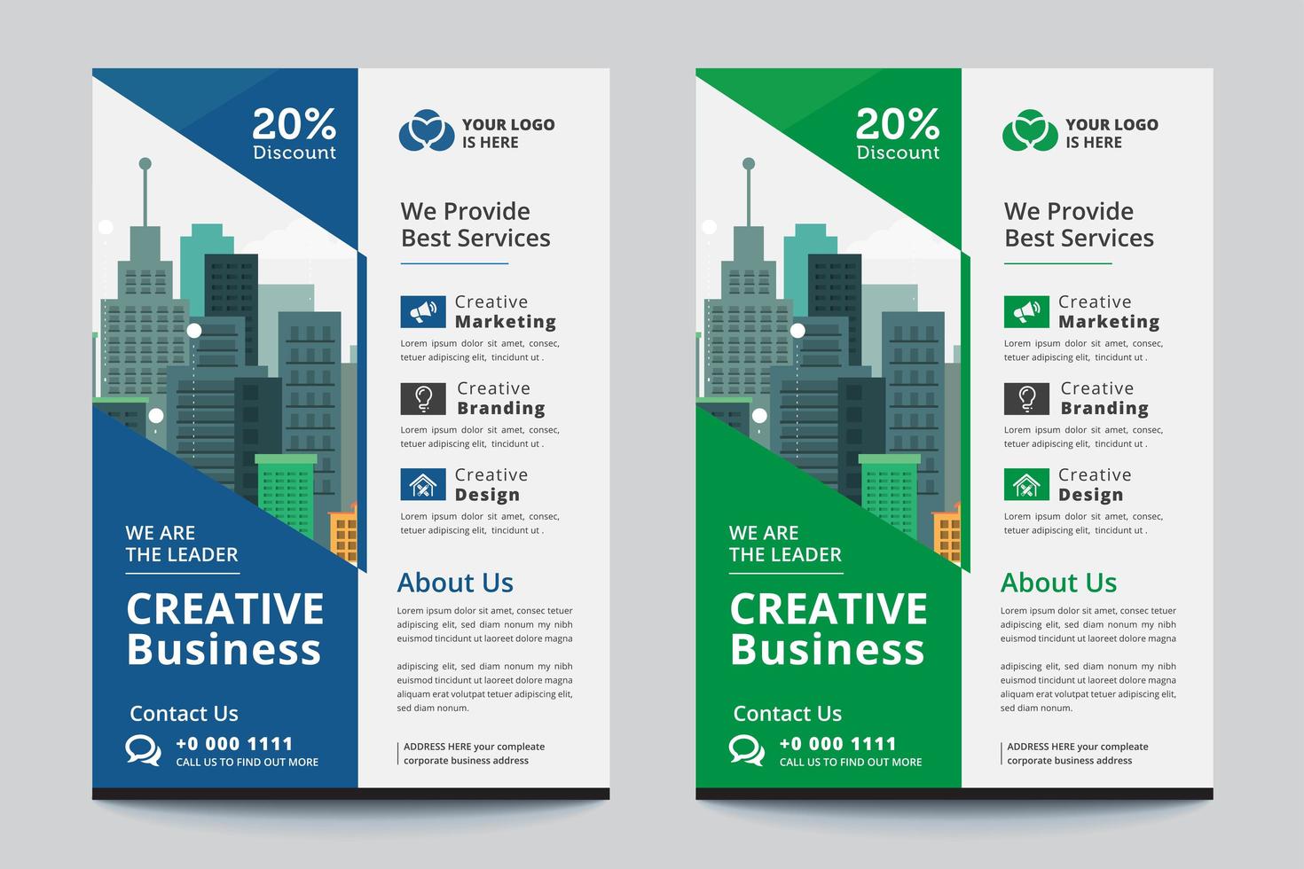 Corporate Business Template vector