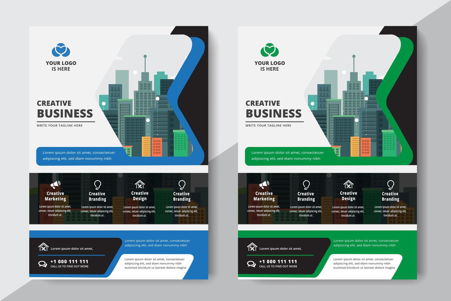 Corporate Business Template vector