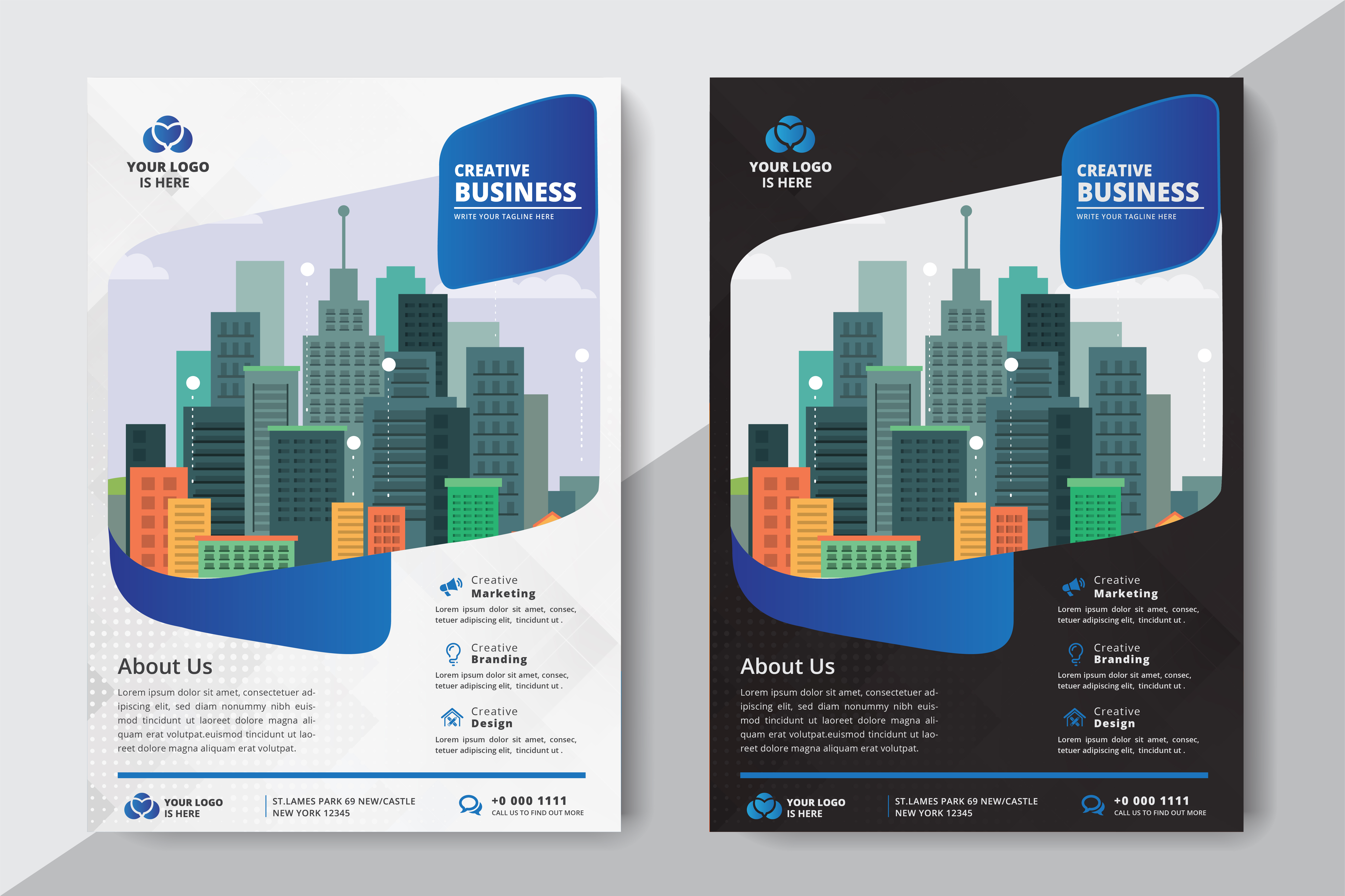 Corporate Business Template 695376 Vector Art at Vecteezy