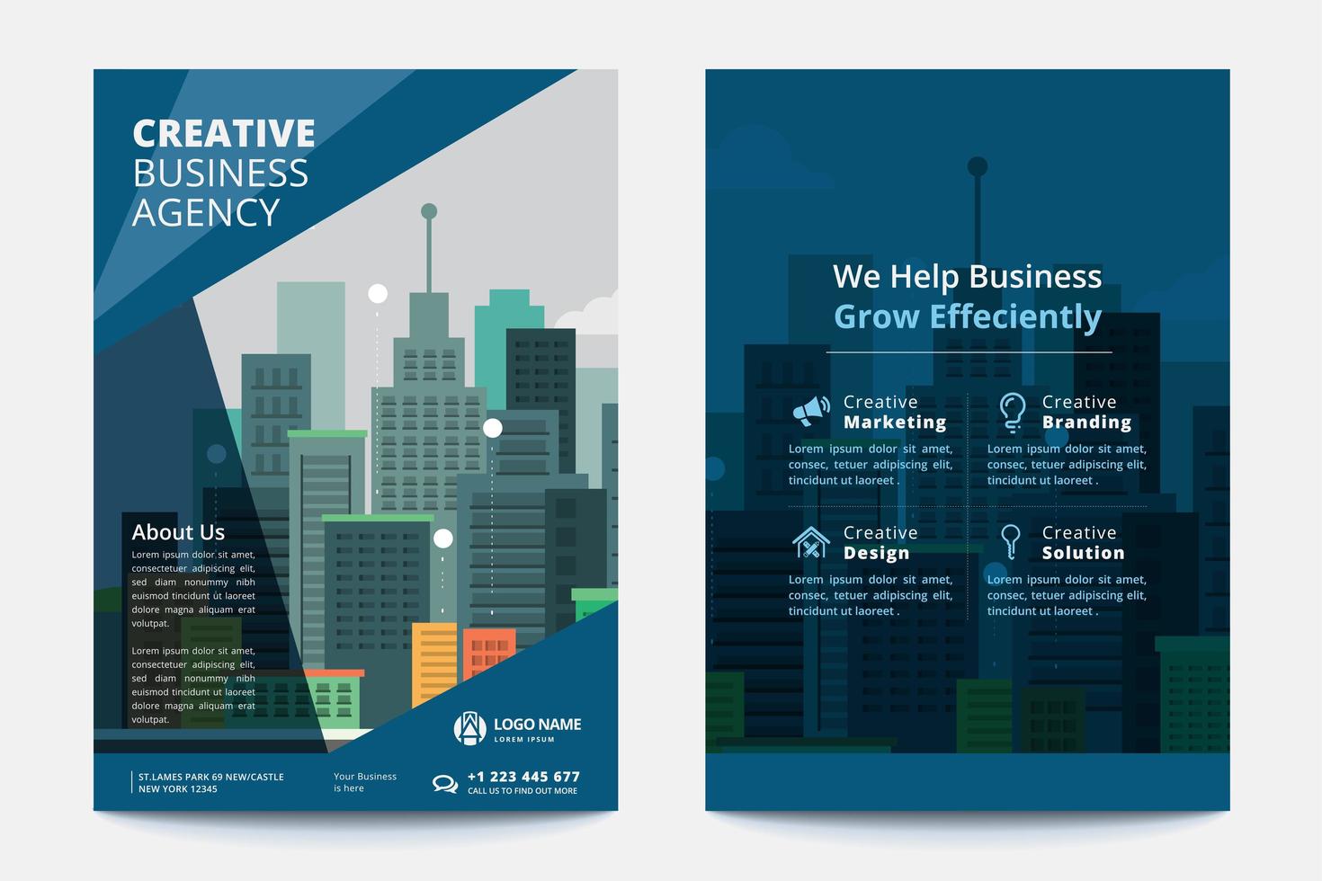 Corporate Business Template vector