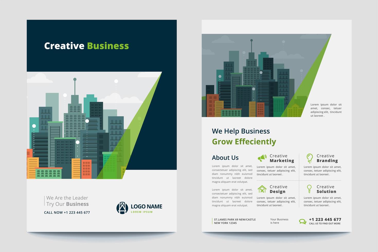 Corporate Business Template vector