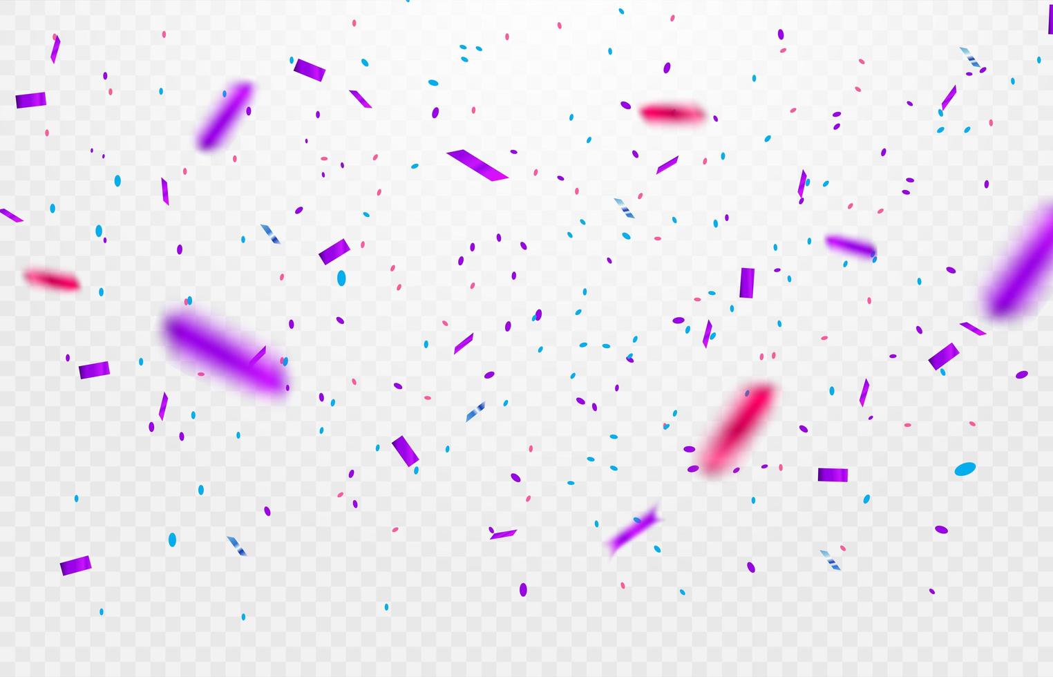 Confetti close up background vector