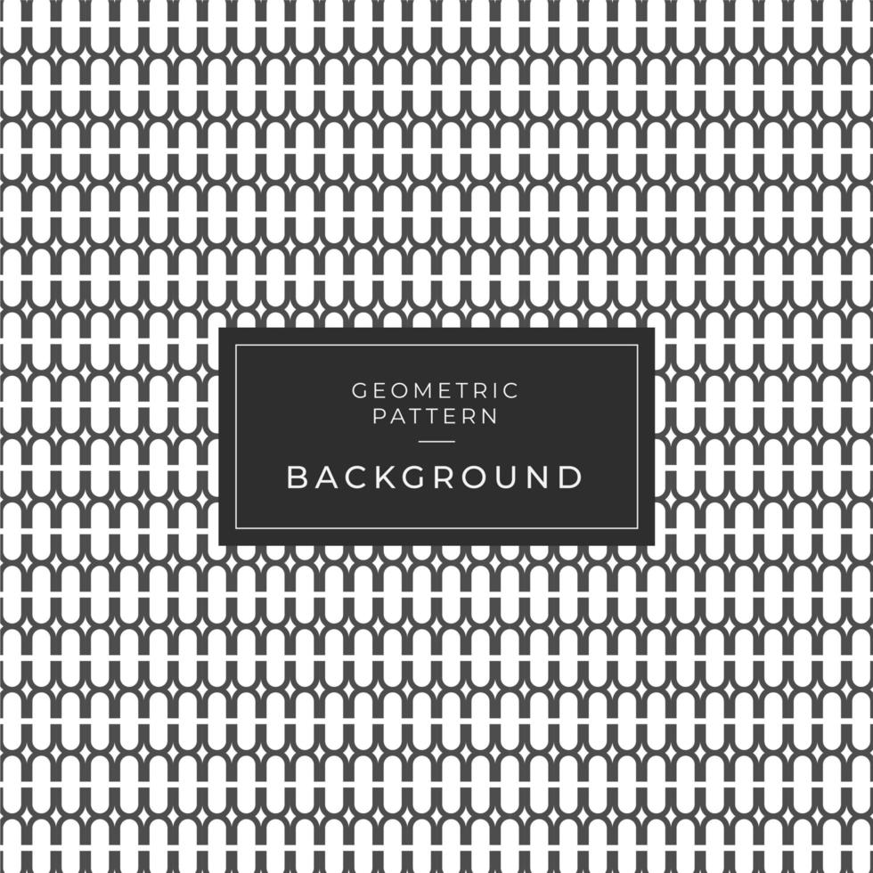 rounded Mid-century modern art vector background.