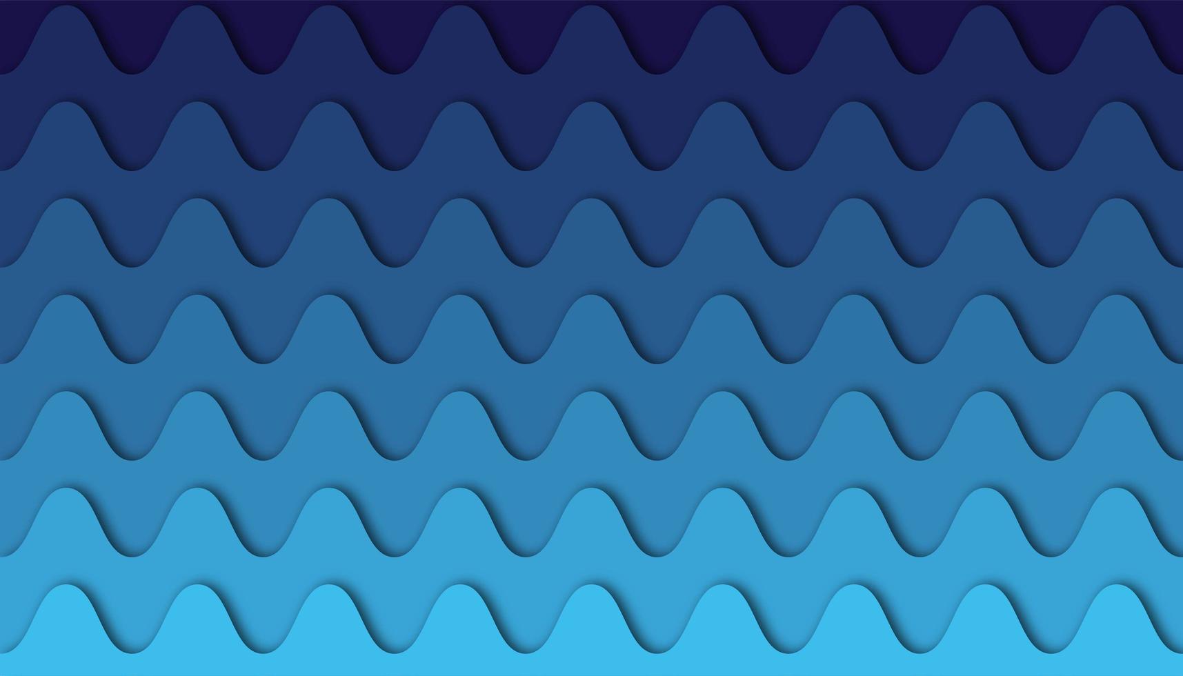 Abstract sharp wave background with paper cut shapes vector