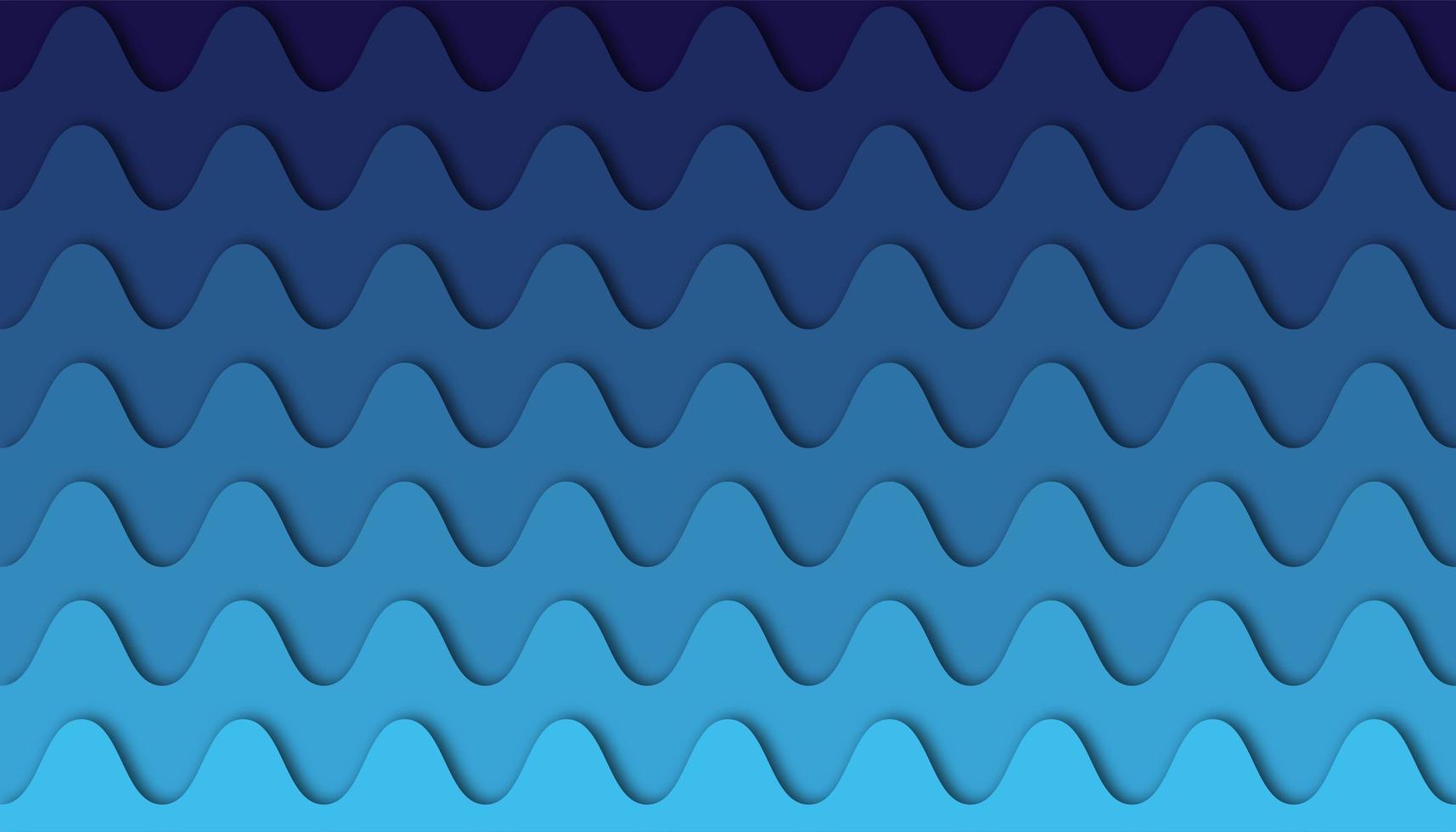 Abstract sharp wave background with paper cut shapes vector