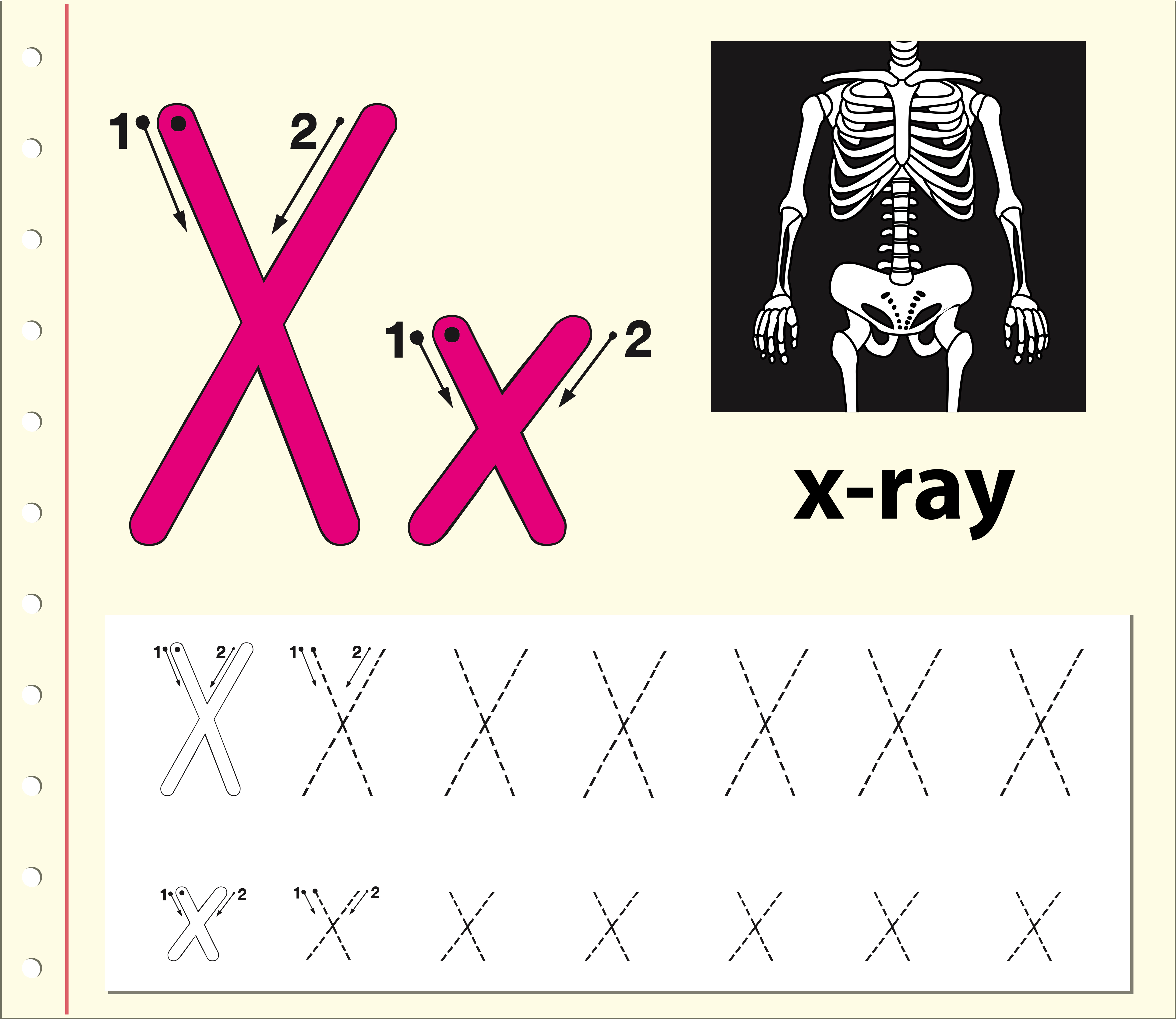  Letter  X  tracing alphabet  worksheets 695782 Download 