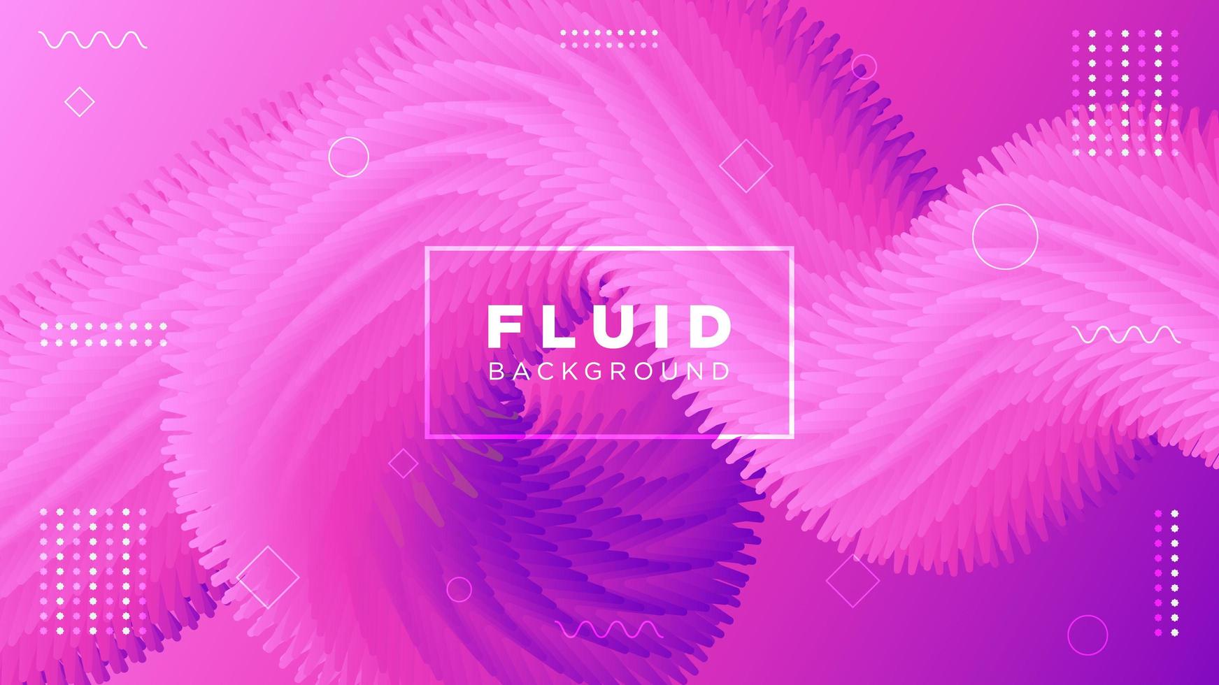 Modern motion fluid spikey pink background vector