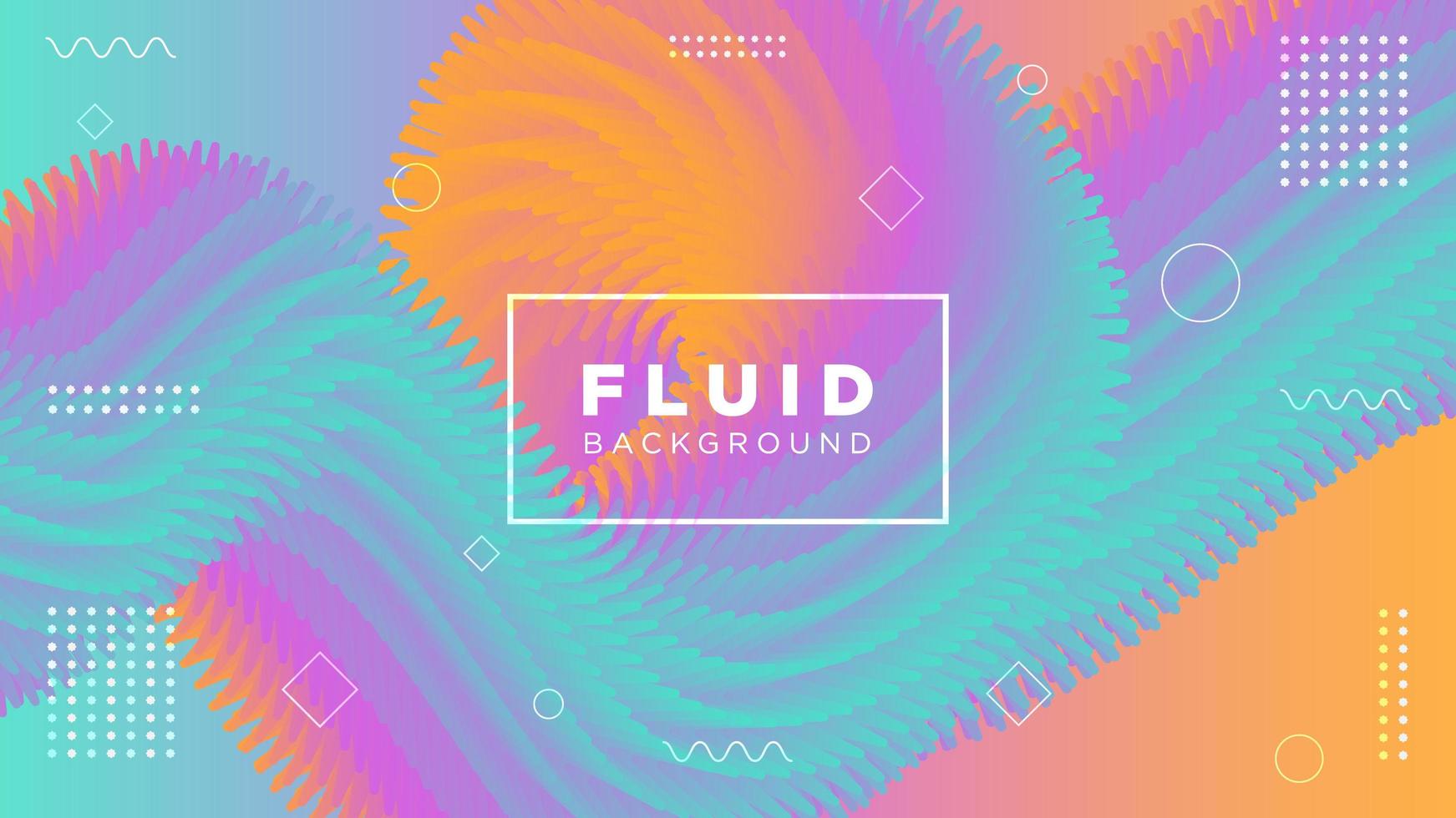 Modern gradient spikey motion fluid background vector