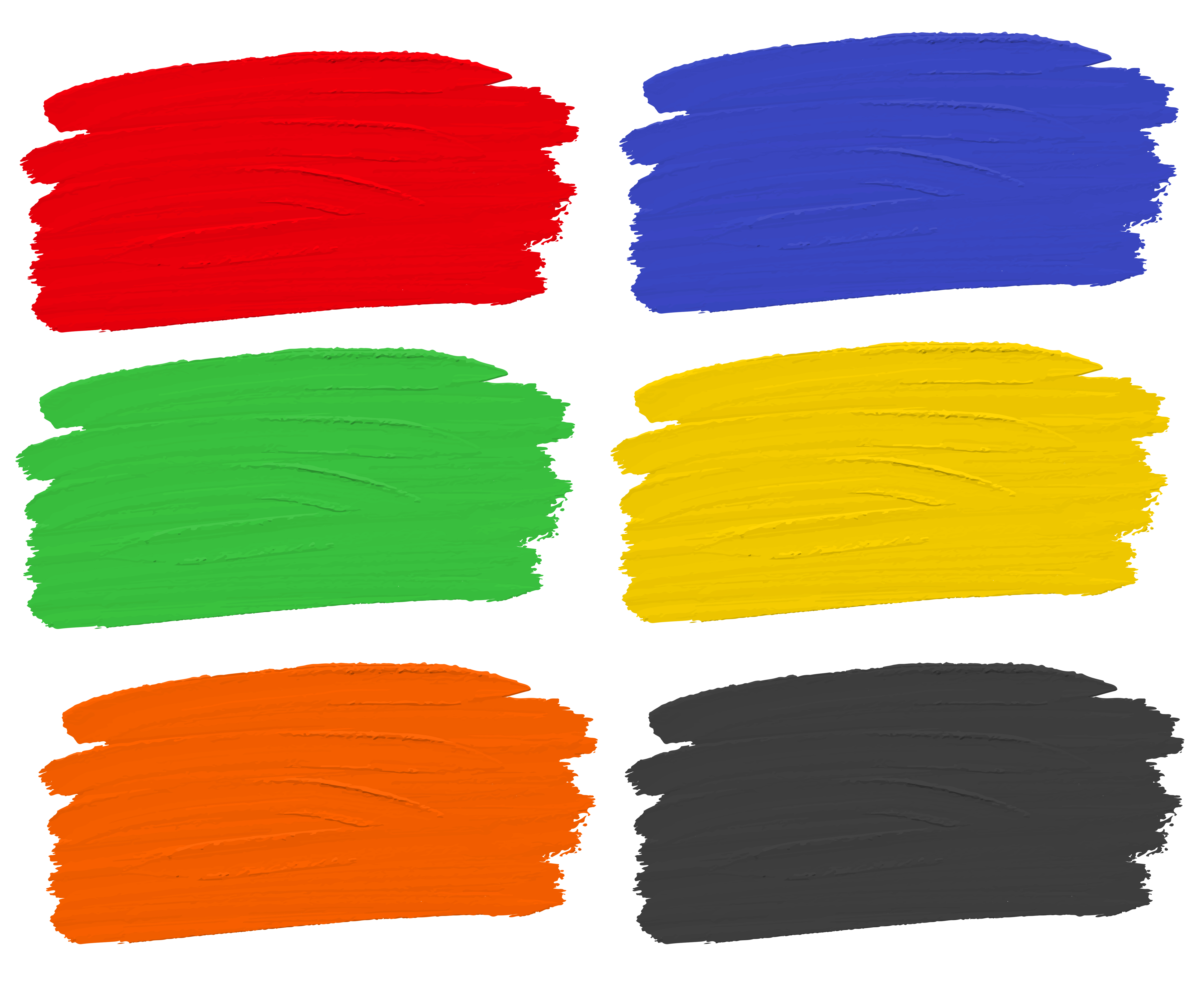 Set of paint colors 696040 Vector Art at Vecteezy