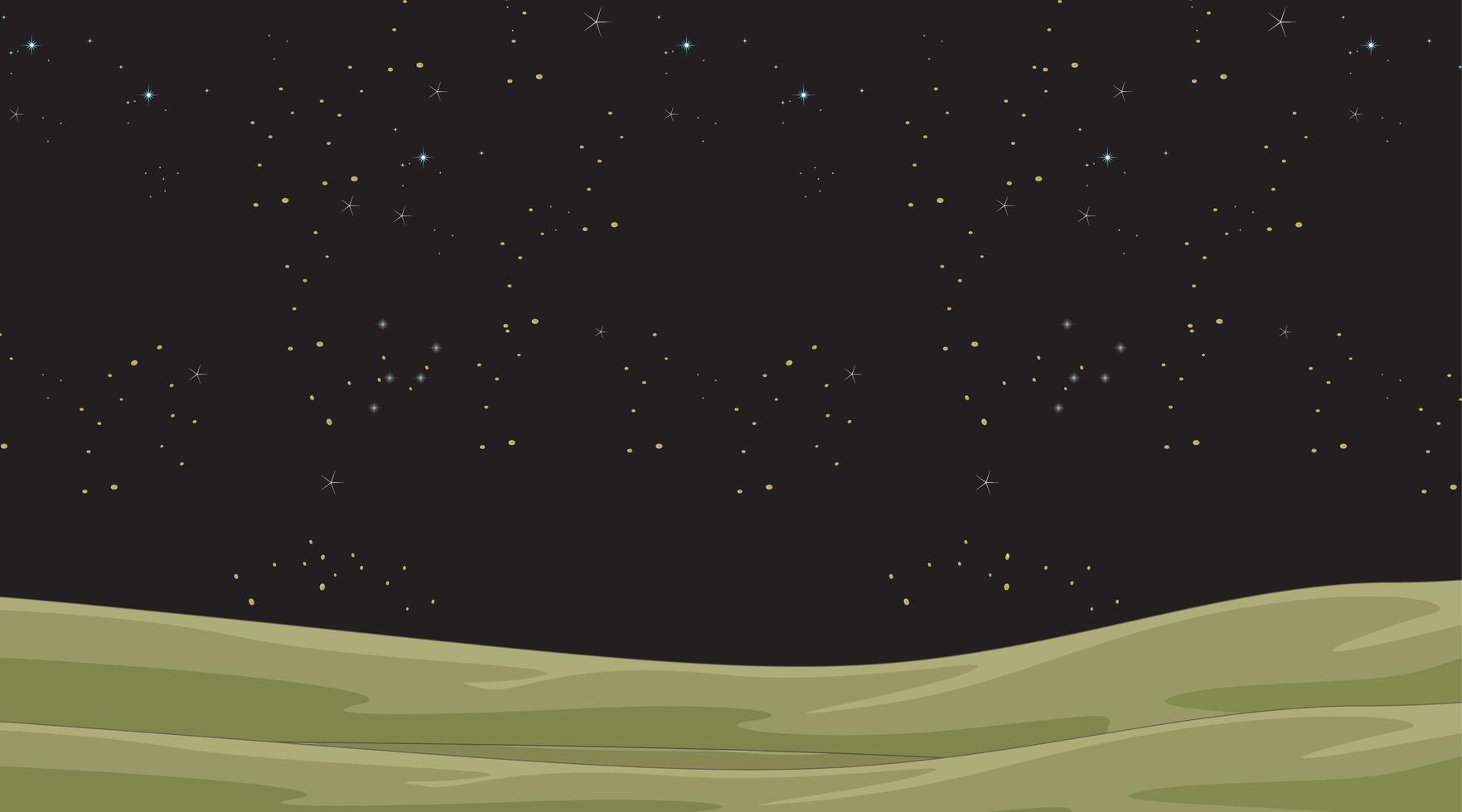 Cielo nocturno con fondo de estrellas vector