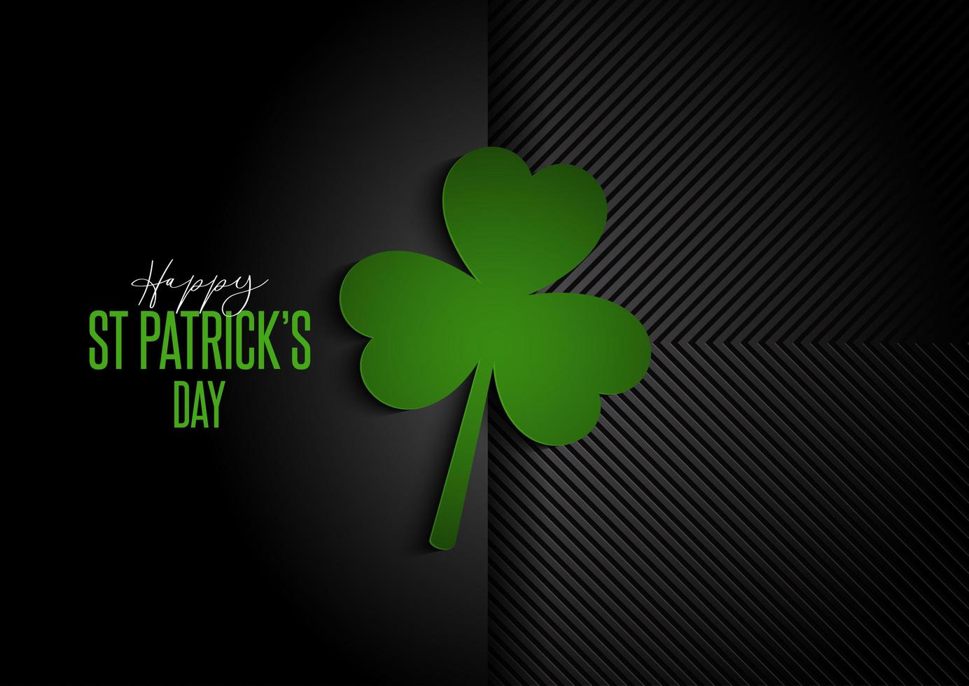 Modern design for St Patricks Day vector